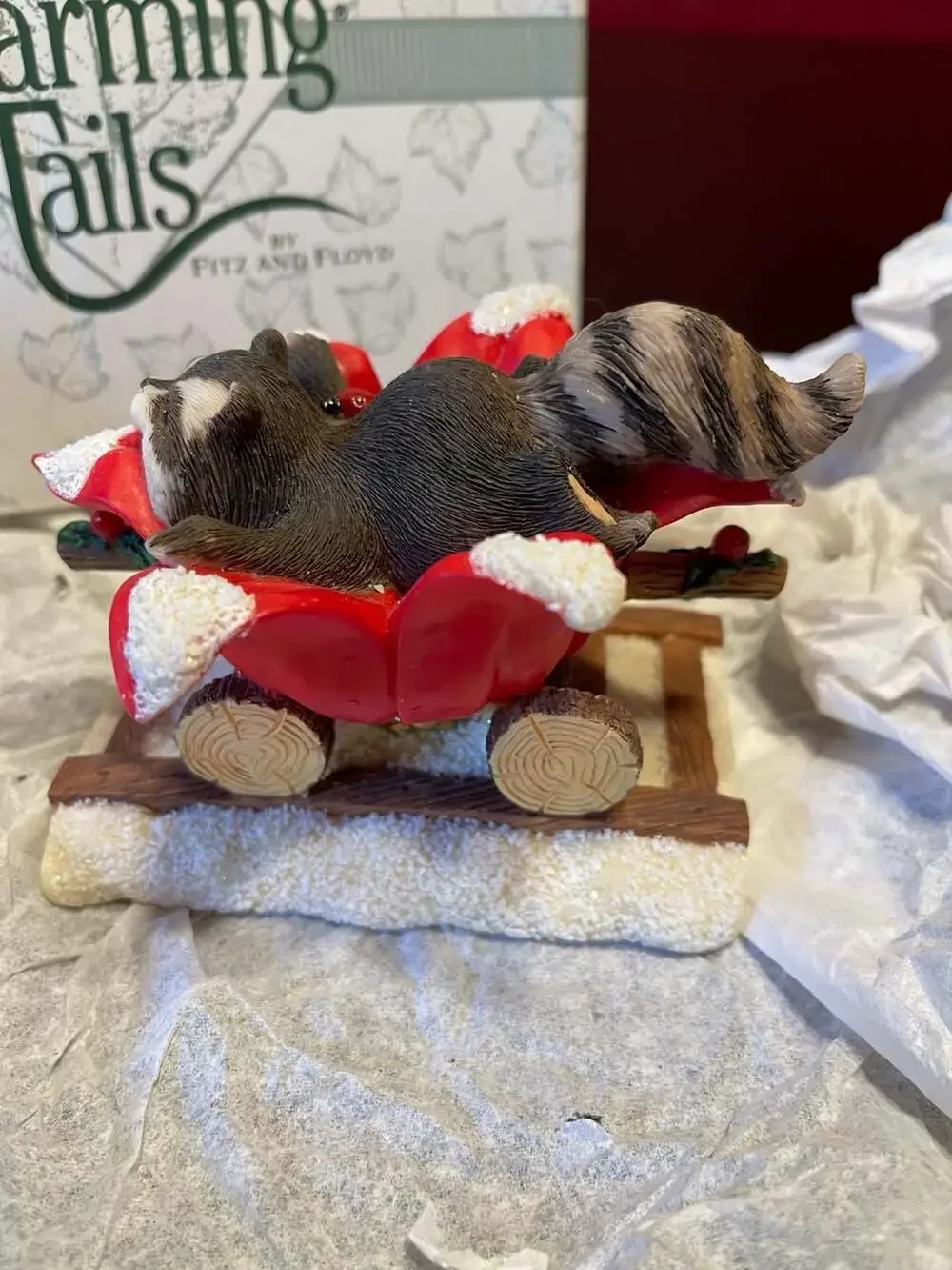 Charming Tails by Fitz and Floyd 'Reginald's Choo-Choo Ride' Figurine 87/620